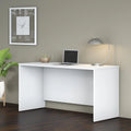 Escritorio credenza de 60" con gestión de cables y panel frontal