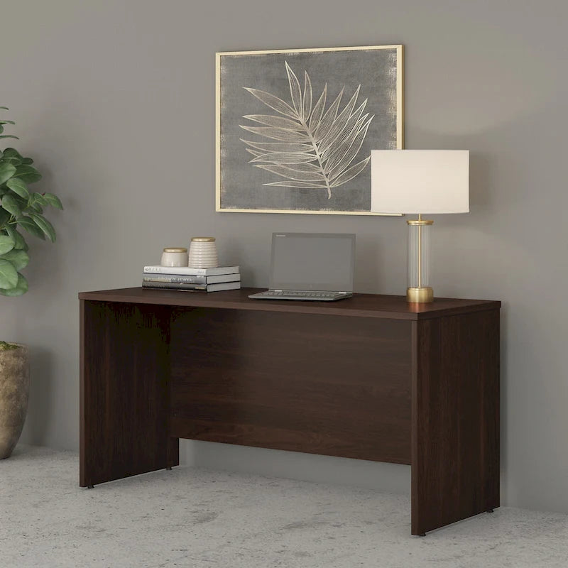 Escritorio credenza de 60" con gestión de cables y panel frontal