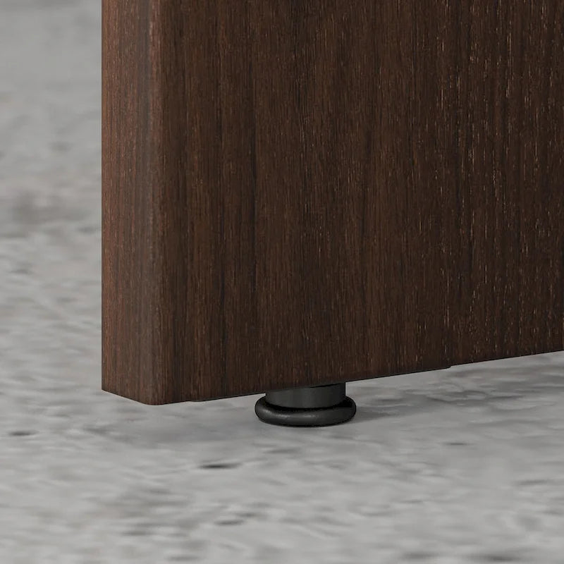 Escritorio credenza de 60" con gestión de cables y panel frontal