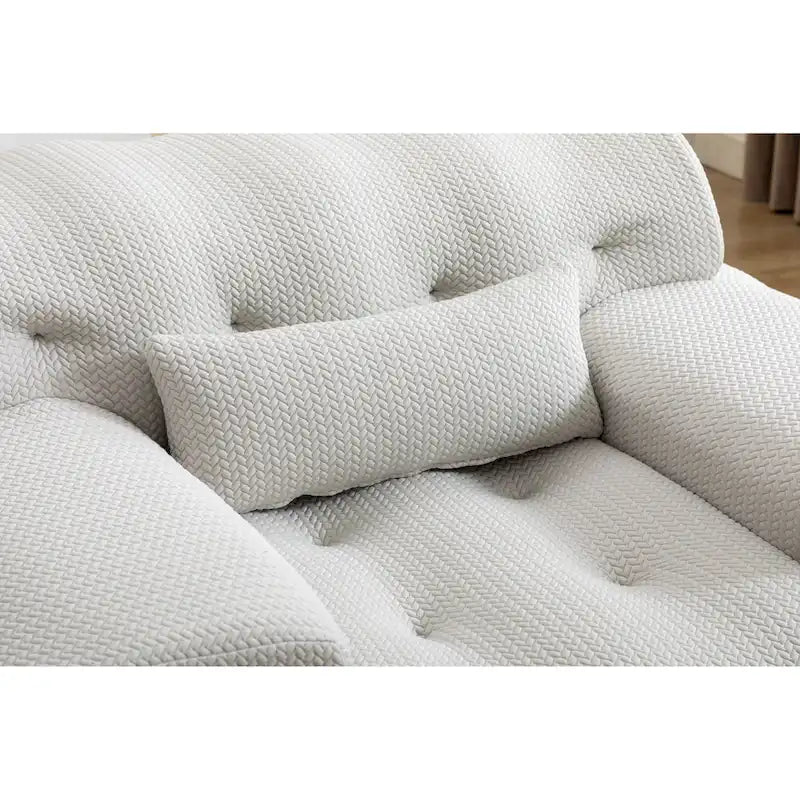 Button-Tufted Accent Chair with High-Density Foam Cushioning