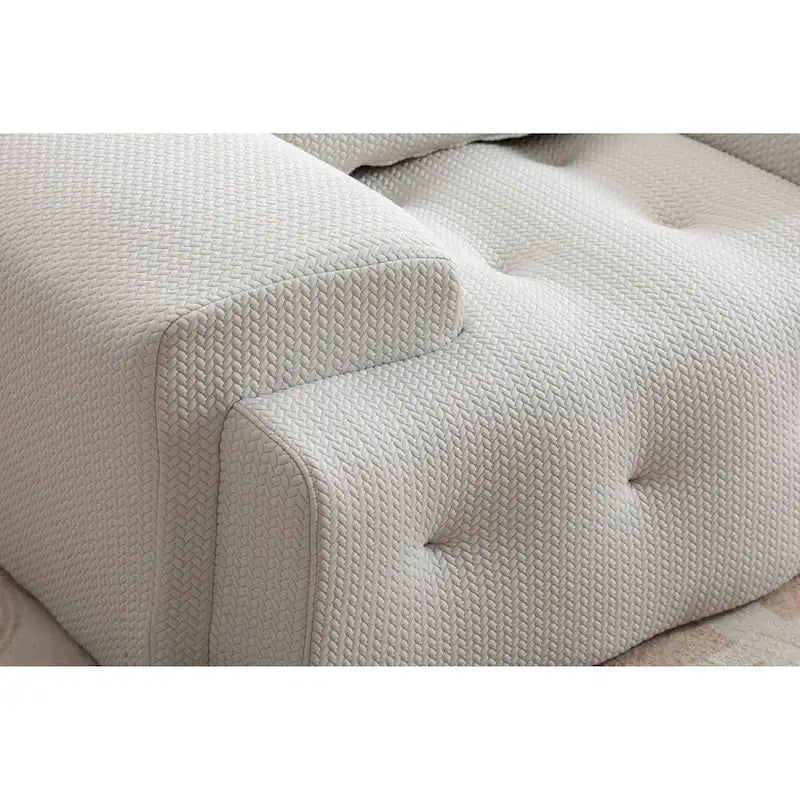 Button-Tufted Accent Chair with High-Density Foam Cushioning