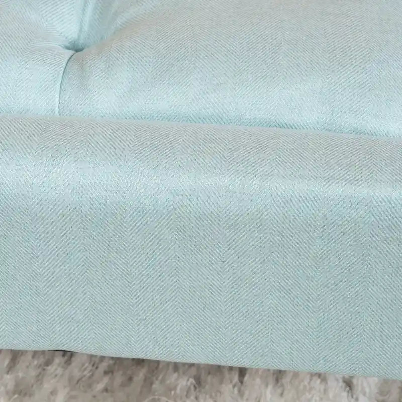 Tufted Fabric Ottoman Bench