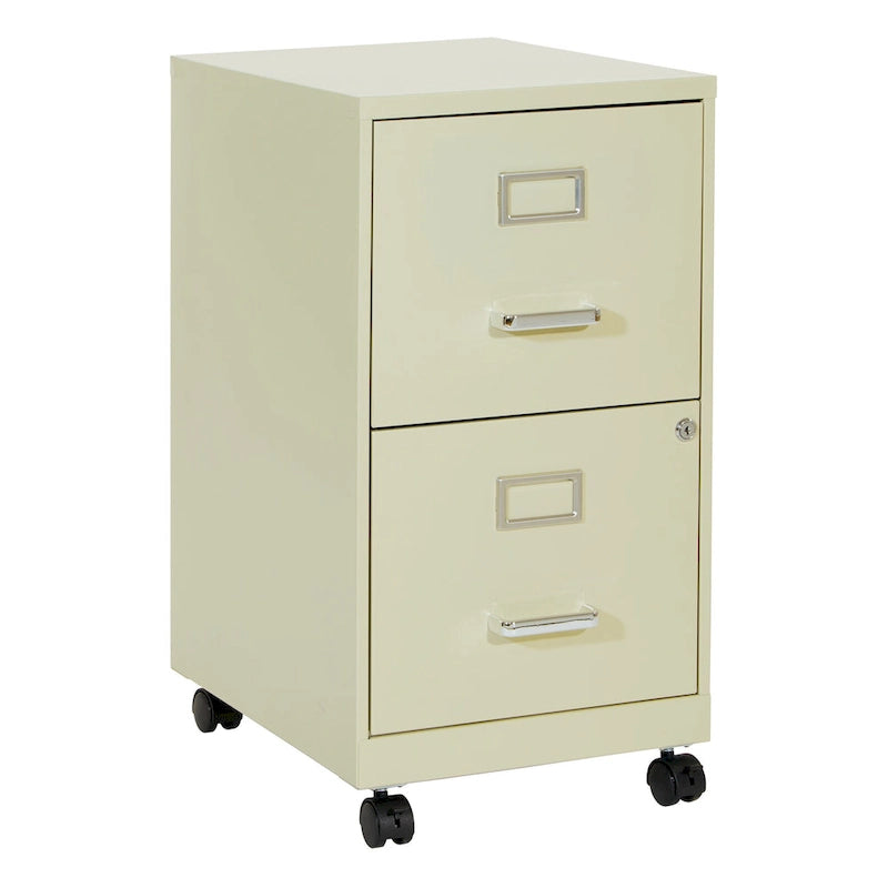 Locking Metal File Cabinet with Letter-Size Drawer and Roller Slides