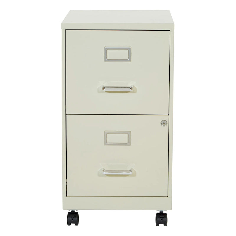Locking Metal File Cabinet with Letter-Size Drawer and Roller Slides