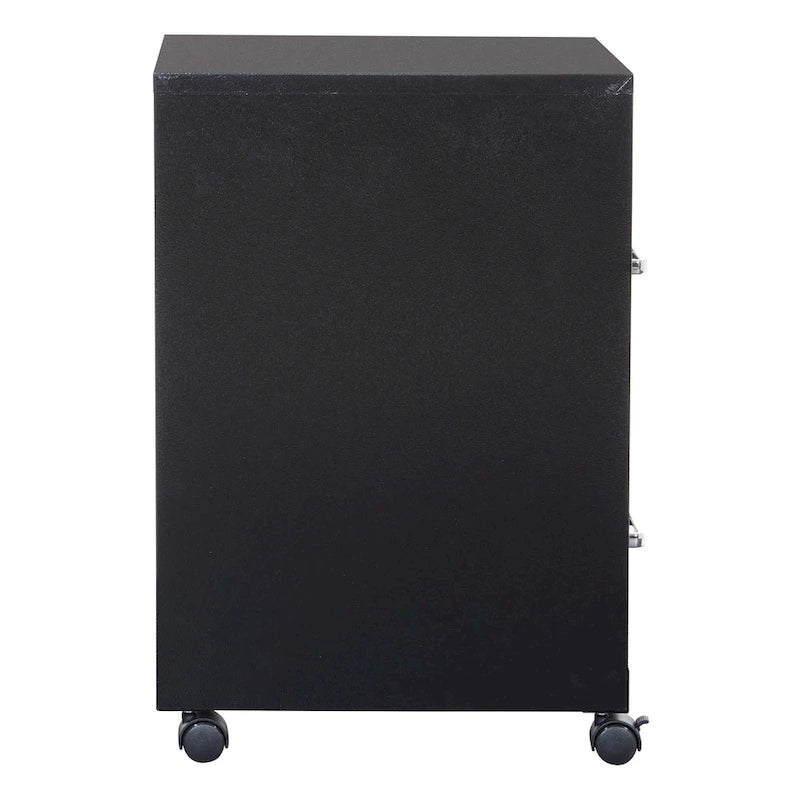 Locking Metal File Cabinet with Letter-Size Drawer and Roller Slides
