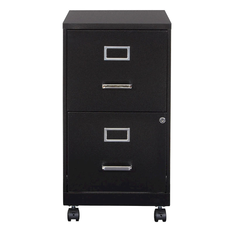 Locking Metal File Cabinet with Letter-Size Drawer and Roller Slides