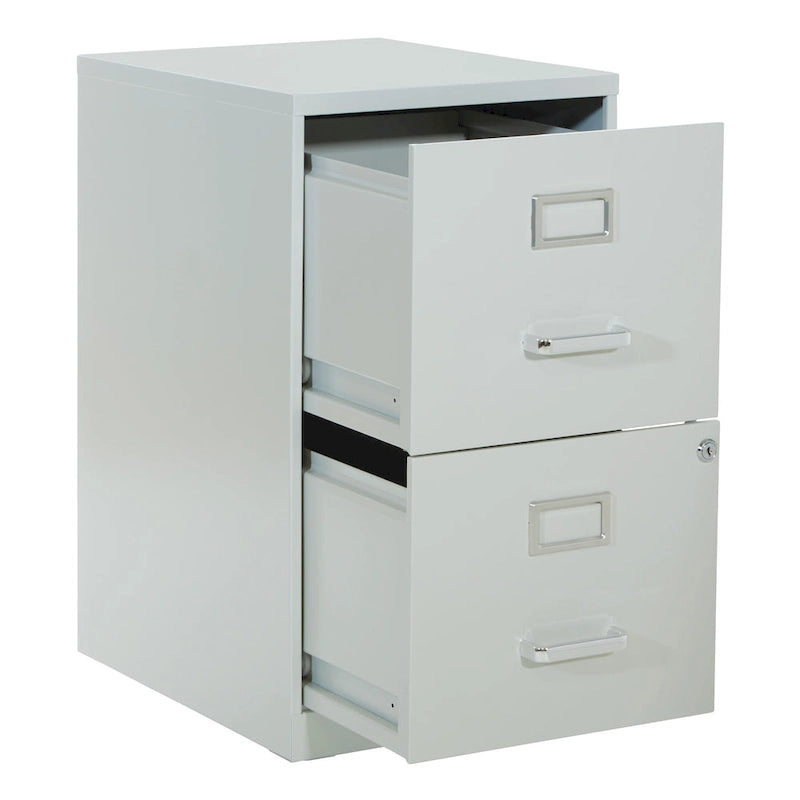 Locking Metal File Cabinet with Letter-Size Drawer and Roller Slides